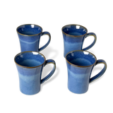 Stillwater Azul Mugs-Set/4