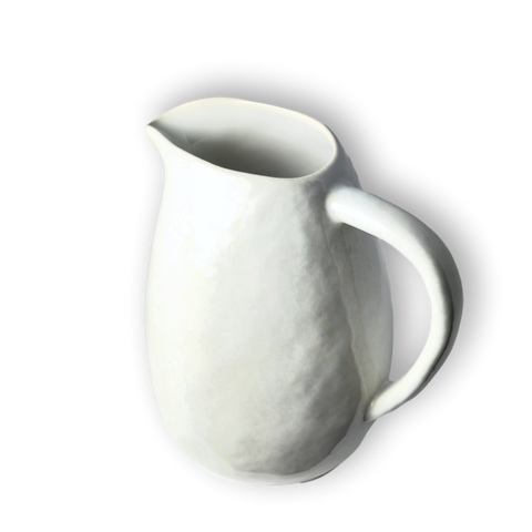 Cozina White Pitcher