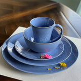 Rhapsody Blue Oval Platter
